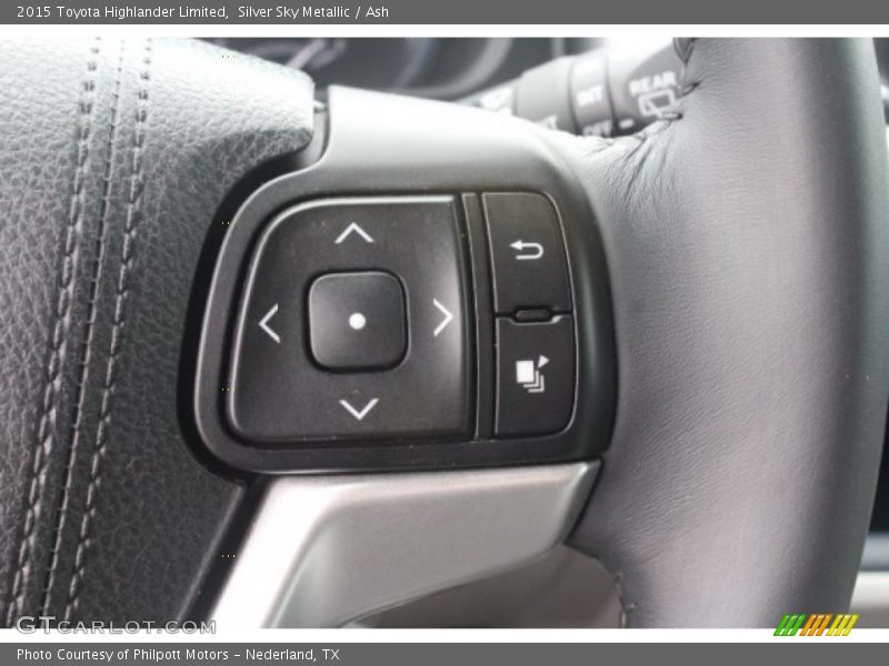 Silver Sky Metallic / Ash 2015 Toyota Highlander Limited