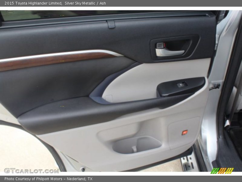 Silver Sky Metallic / Ash 2015 Toyota Highlander Limited