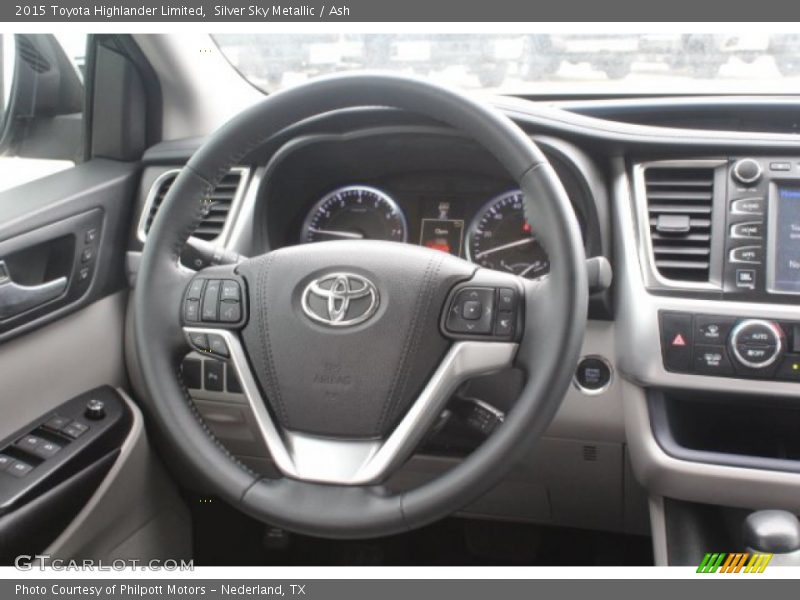Silver Sky Metallic / Ash 2015 Toyota Highlander Limited