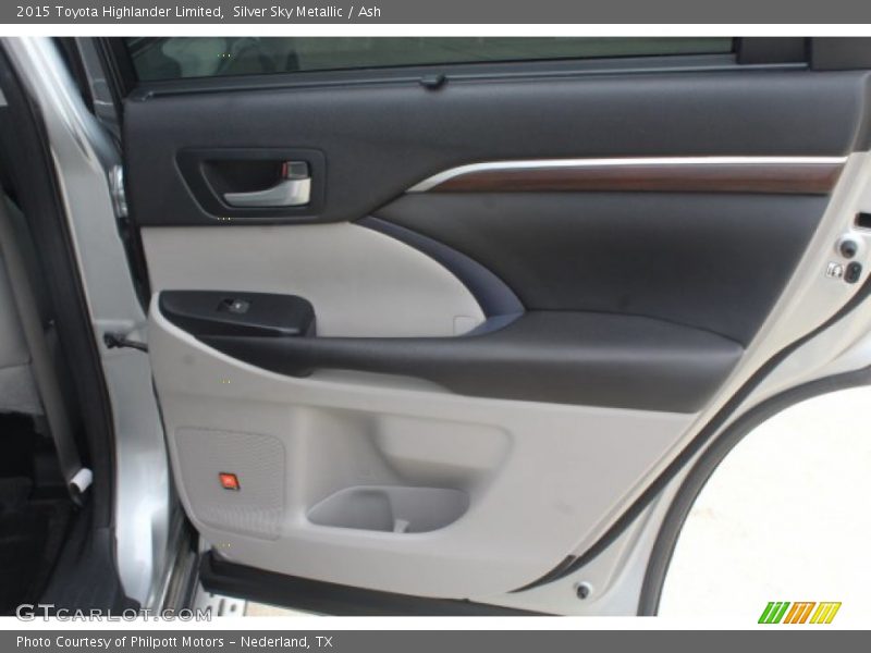 Silver Sky Metallic / Ash 2015 Toyota Highlander Limited