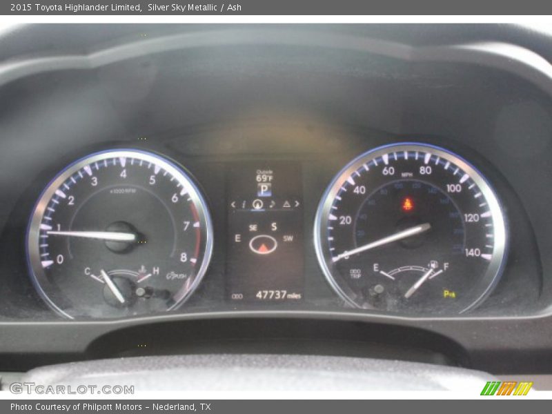 Silver Sky Metallic / Ash 2015 Toyota Highlander Limited