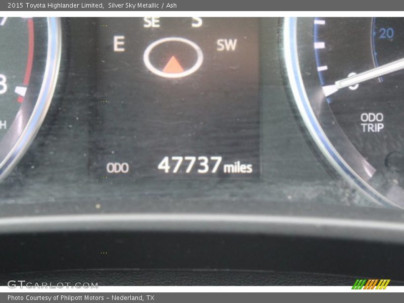 Silver Sky Metallic / Ash 2015 Toyota Highlander Limited