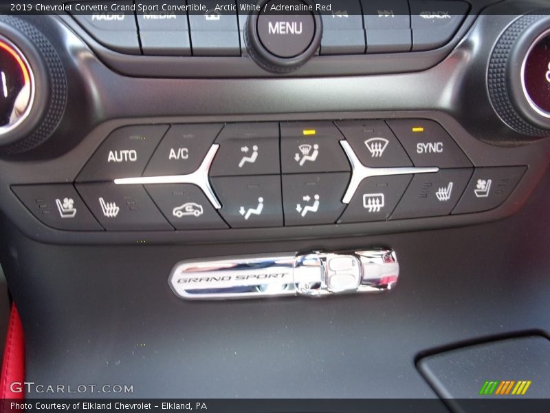 Arctic White / Adrenaline Red 2019 Chevrolet Corvette Grand Sport Convertible