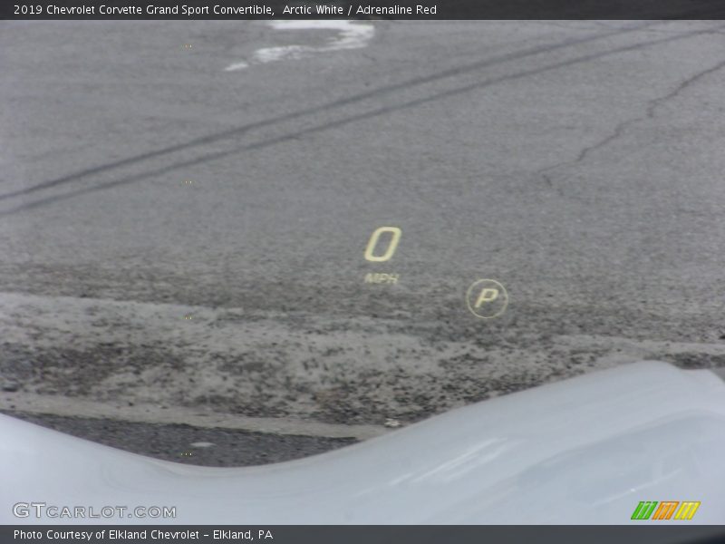 Arctic White / Adrenaline Red 2019 Chevrolet Corvette Grand Sport Convertible