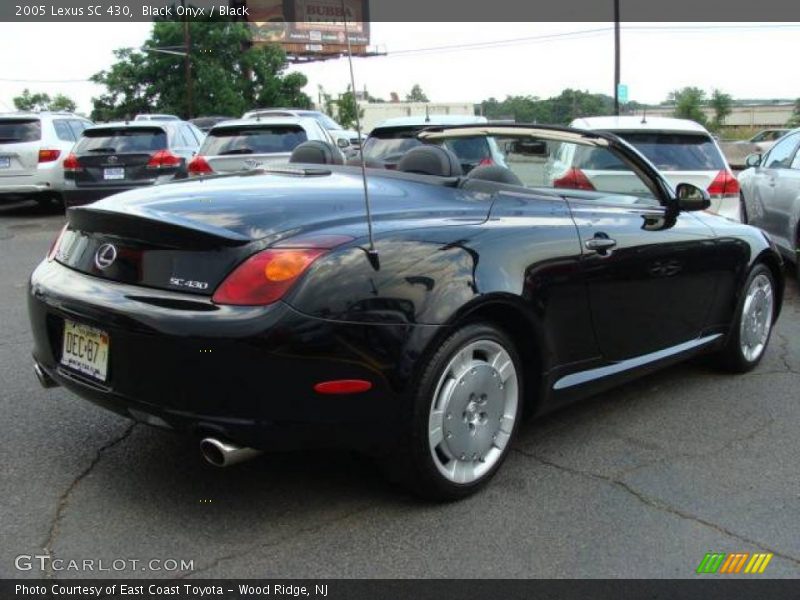 Black Onyx / Black 2005 Lexus SC 430