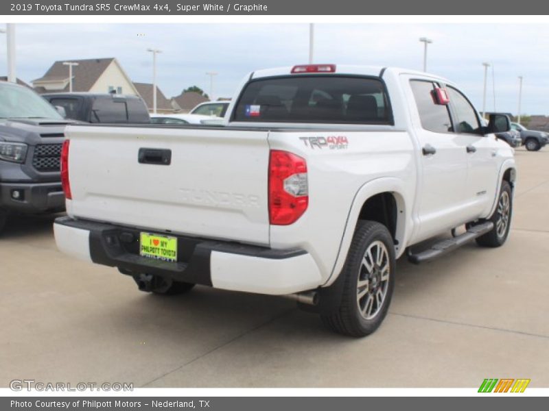 Super White / Graphite 2019 Toyota Tundra SR5 CrewMax 4x4