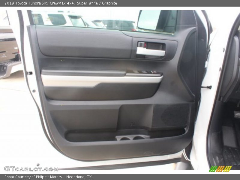 Super White / Graphite 2019 Toyota Tundra SR5 CrewMax 4x4
