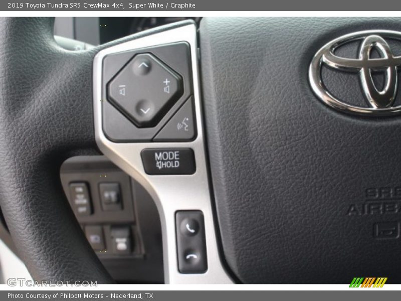 Super White / Graphite 2019 Toyota Tundra SR5 CrewMax 4x4