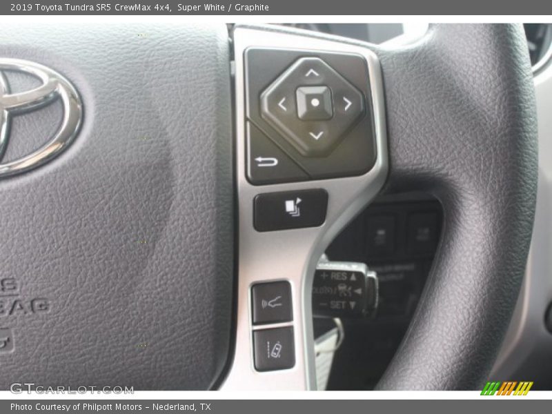 Super White / Graphite 2019 Toyota Tundra SR5 CrewMax 4x4
