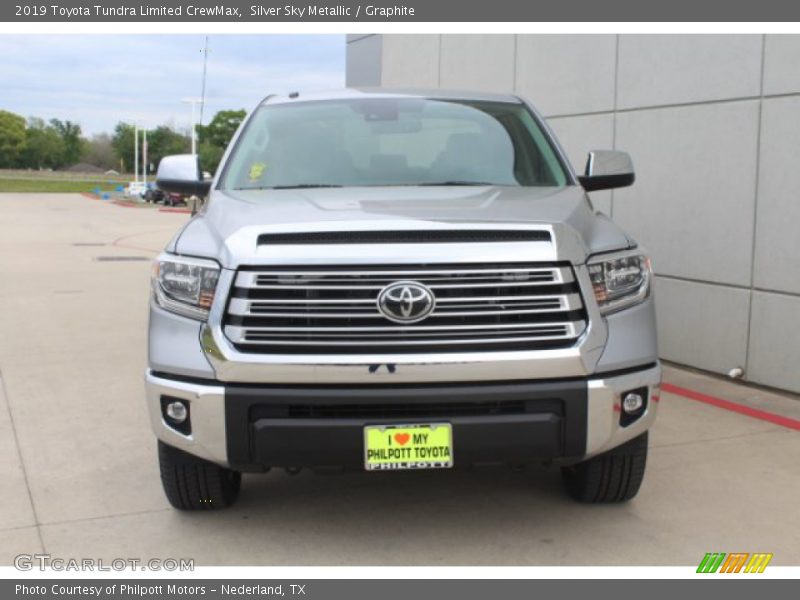 Silver Sky Metallic / Graphite 2019 Toyota Tundra Limited CrewMax