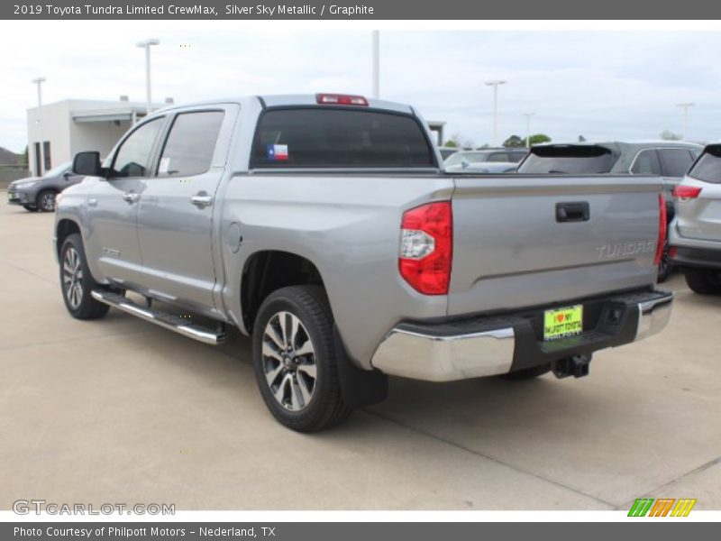 Silver Sky Metallic / Graphite 2019 Toyota Tundra Limited CrewMax