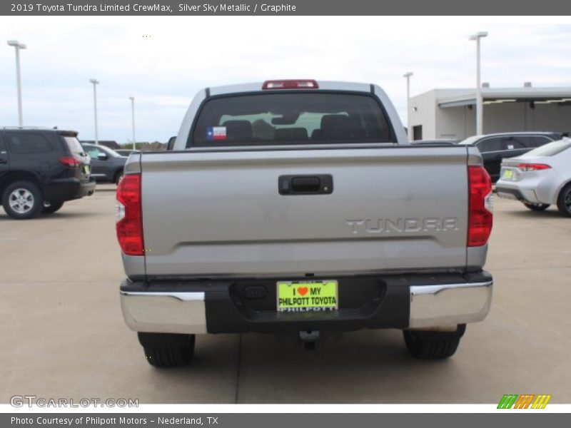 Silver Sky Metallic / Graphite 2019 Toyota Tundra Limited CrewMax