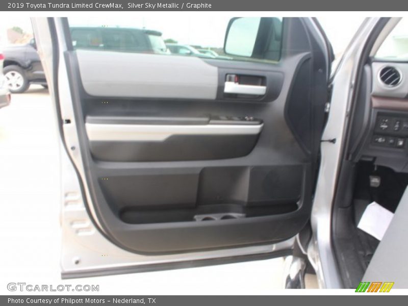 Silver Sky Metallic / Graphite 2019 Toyota Tundra Limited CrewMax