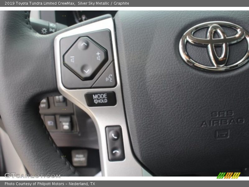 Silver Sky Metallic / Graphite 2019 Toyota Tundra Limited CrewMax