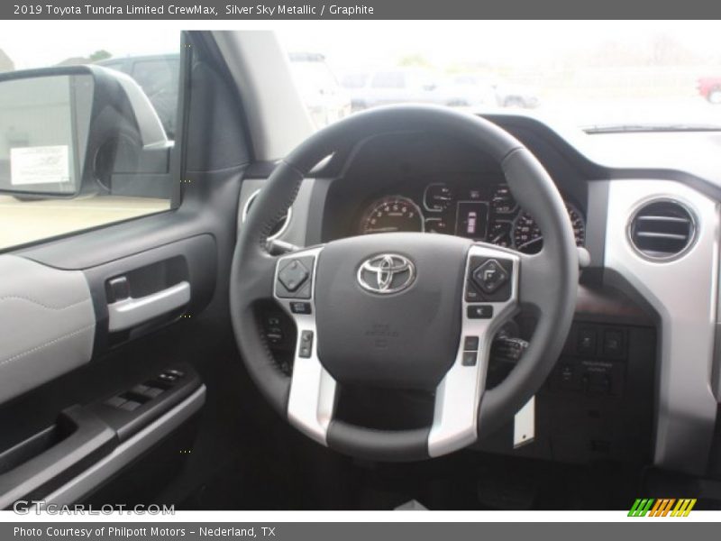 Silver Sky Metallic / Graphite 2019 Toyota Tundra Limited CrewMax
