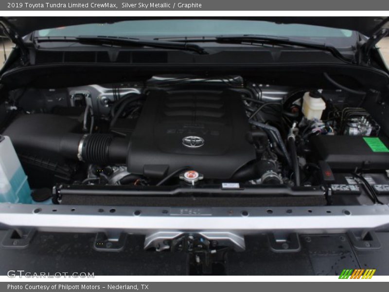 Silver Sky Metallic / Graphite 2019 Toyota Tundra Limited CrewMax