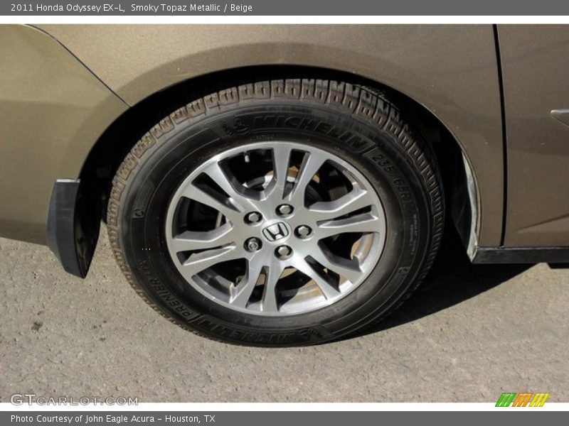 Smoky Topaz Metallic / Beige 2011 Honda Odyssey EX-L