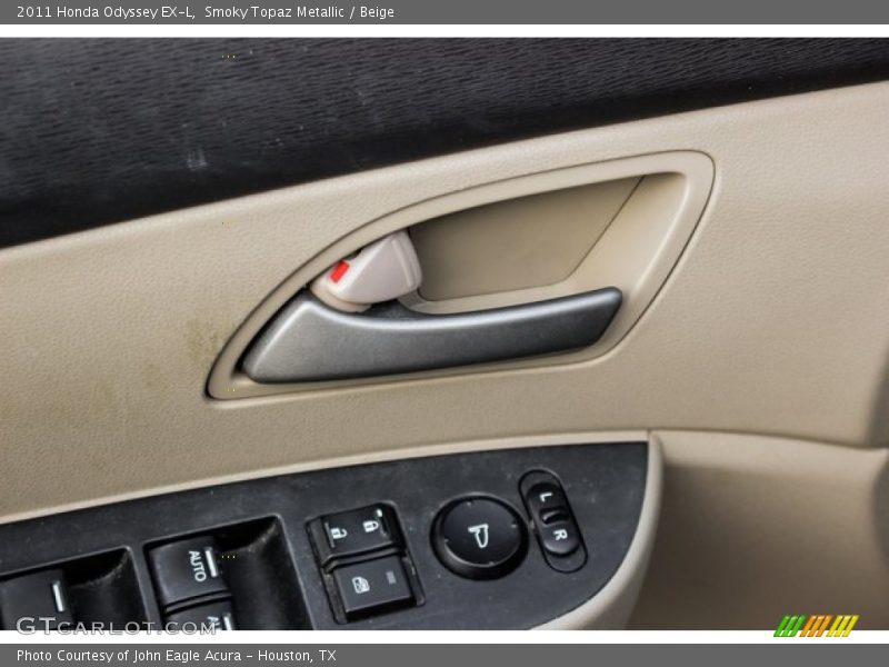 Smoky Topaz Metallic / Beige 2011 Honda Odyssey EX-L