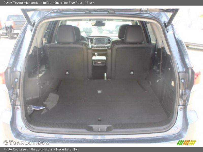 Shoreline Blue Pearl / Black 2019 Toyota Highlander Limited