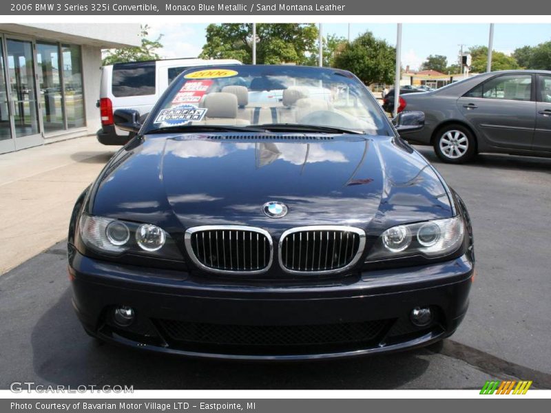 Monaco Blue Metallic / Sand Montana Leather 2006 BMW 3 Series 325i Convertible