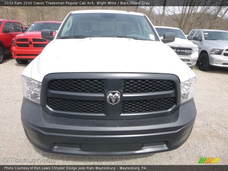 Bright White / Black/Diesel Gray 2019 Ram 1500 Classic Tradesman Regular Cab 4x4