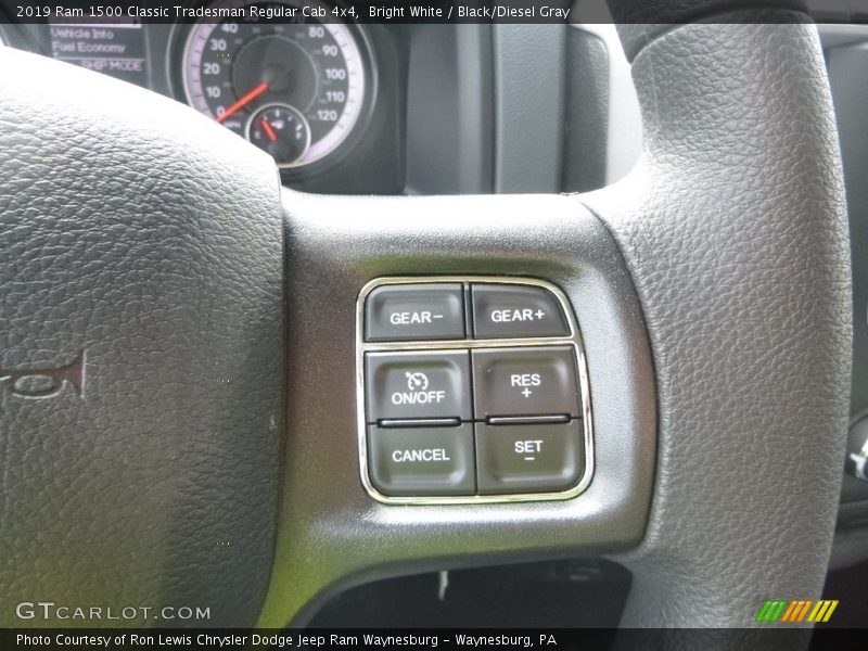 Bright White / Black/Diesel Gray 2019 Ram 1500 Classic Tradesman Regular Cab 4x4