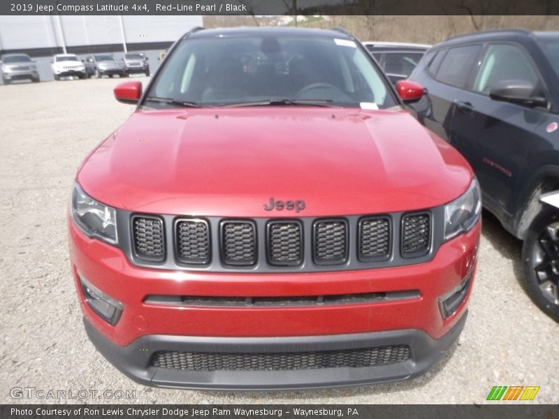 Red-Line Pearl / Black 2019 Jeep Compass Latitude 4x4