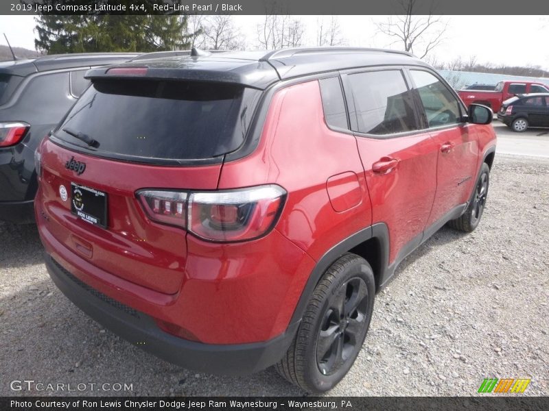 Red-Line Pearl / Black 2019 Jeep Compass Latitude 4x4