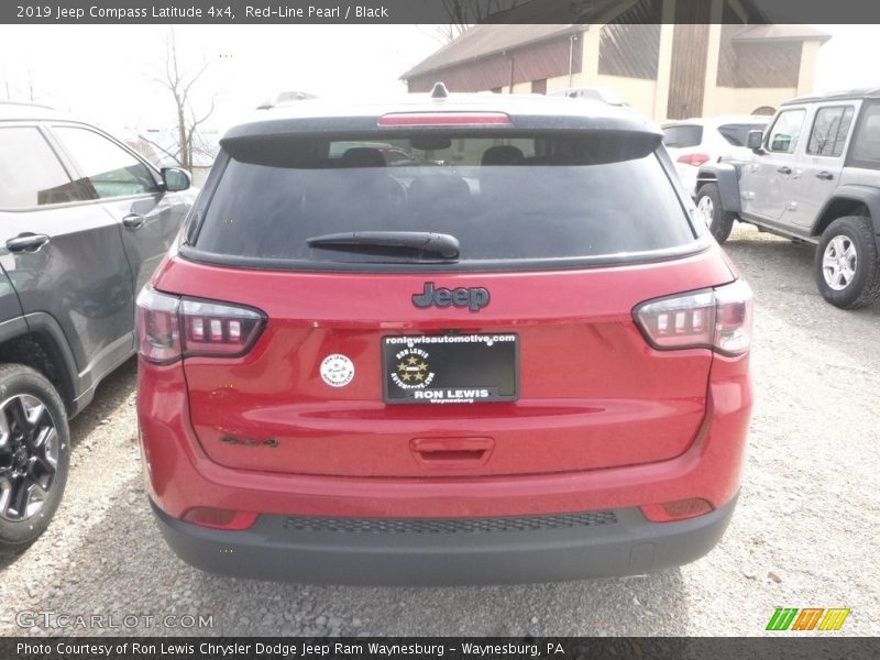 Red-Line Pearl / Black 2019 Jeep Compass Latitude 4x4