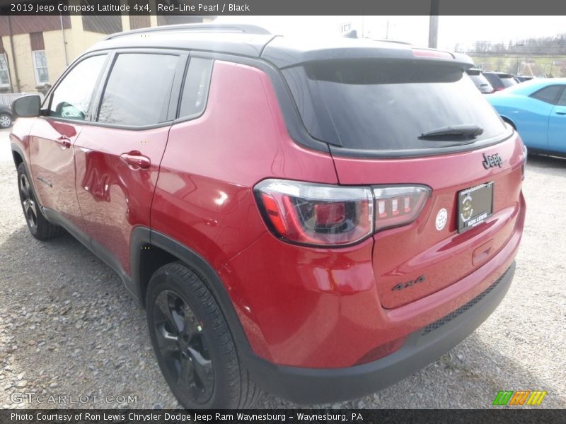 Red-Line Pearl / Black 2019 Jeep Compass Latitude 4x4