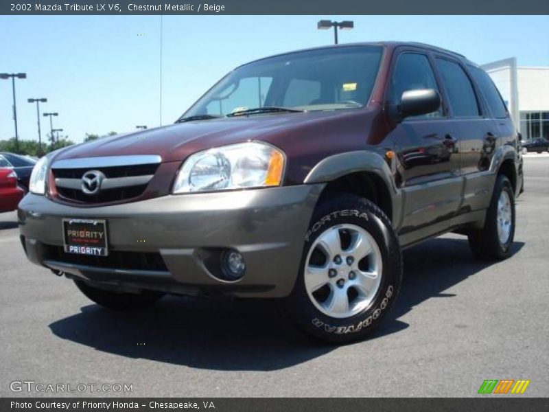 Chestnut Metallic / Beige 2002 Mazda Tribute LX V6