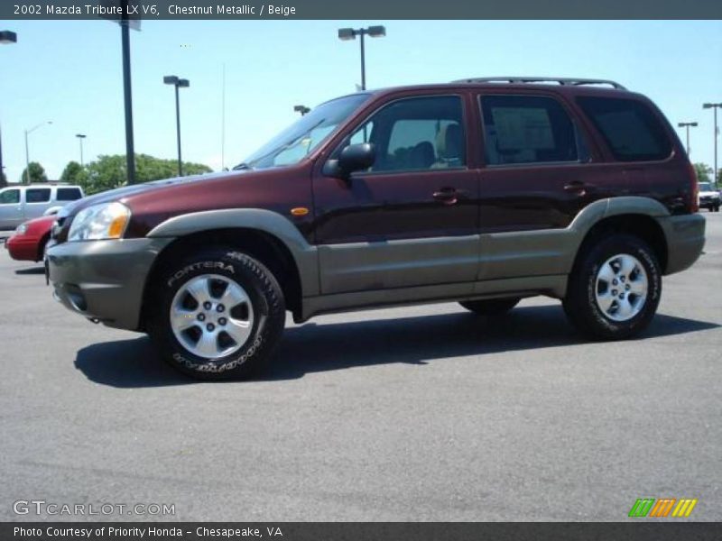 Chestnut Metallic / Beige 2002 Mazda Tribute LX V6