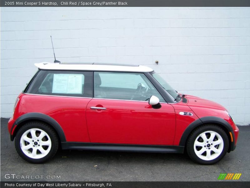 Chili Red / Space Grey/Panther Black 2005 Mini Cooper S Hardtop