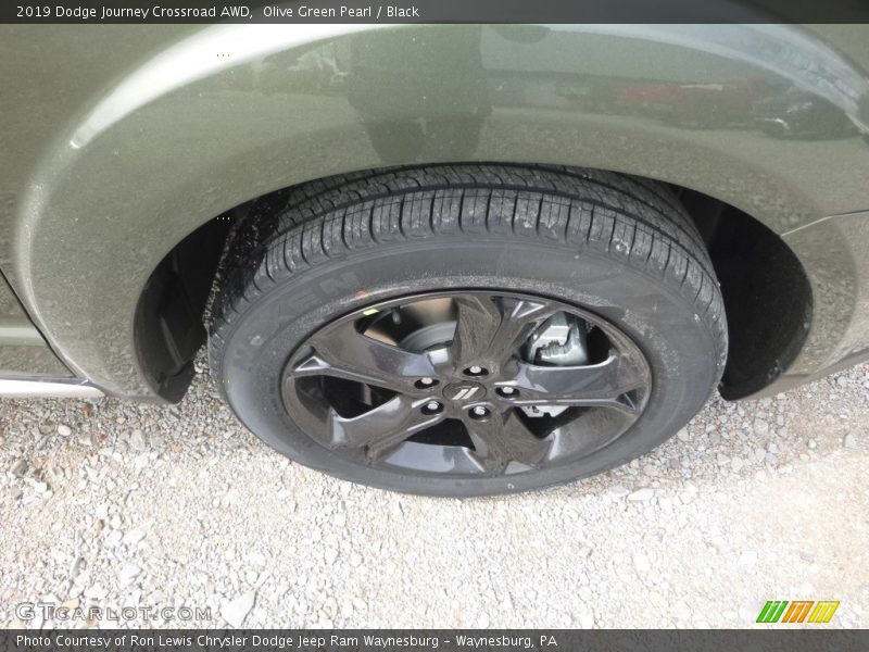 Olive Green Pearl / Black 2019 Dodge Journey Crossroad AWD