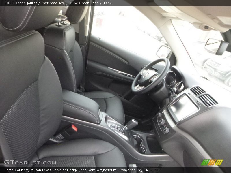 Olive Green Pearl / Black 2019 Dodge Journey Crossroad AWD