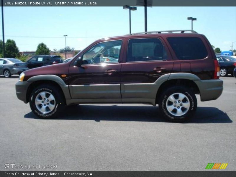 Chestnut Metallic / Beige 2002 Mazda Tribute LX V6