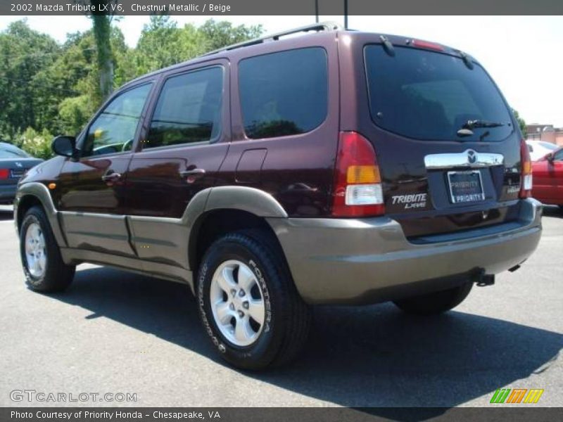 Chestnut Metallic / Beige 2002 Mazda Tribute LX V6