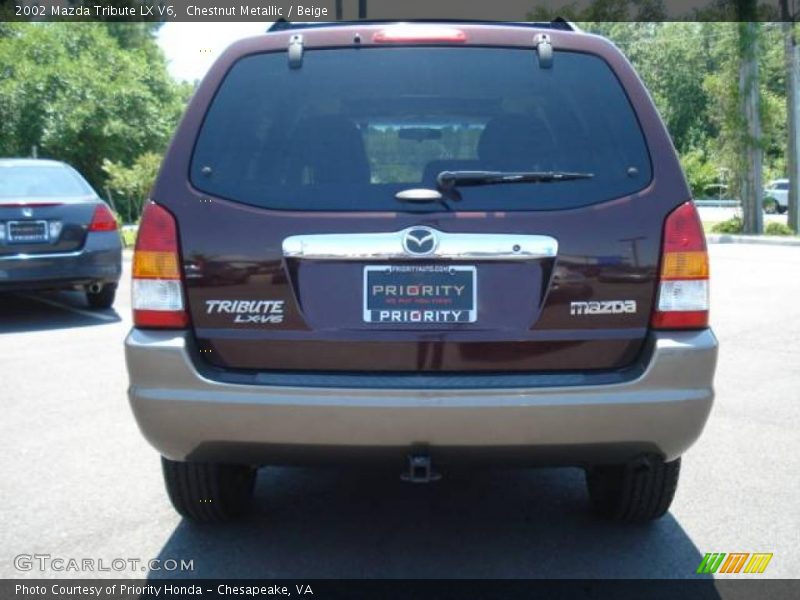 Chestnut Metallic / Beige 2002 Mazda Tribute LX V6