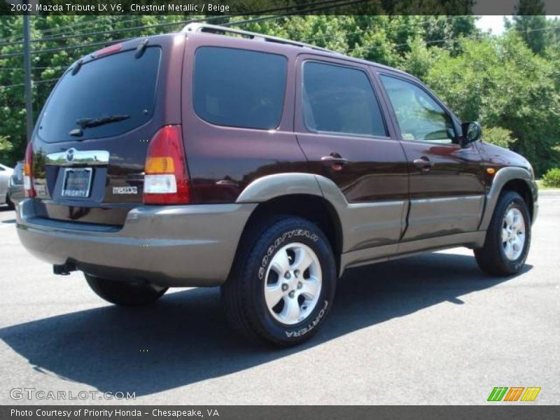 Chestnut Metallic / Beige 2002 Mazda Tribute LX V6