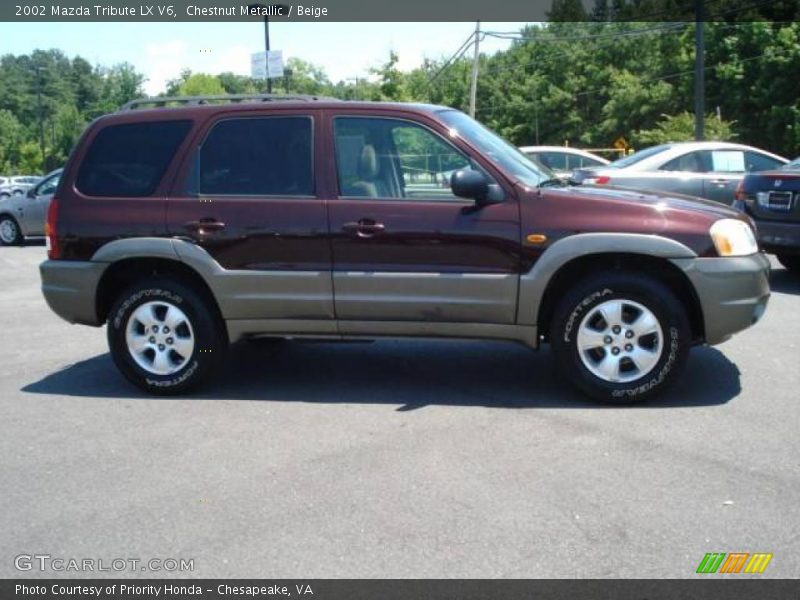 Chestnut Metallic / Beige 2002 Mazda Tribute LX V6