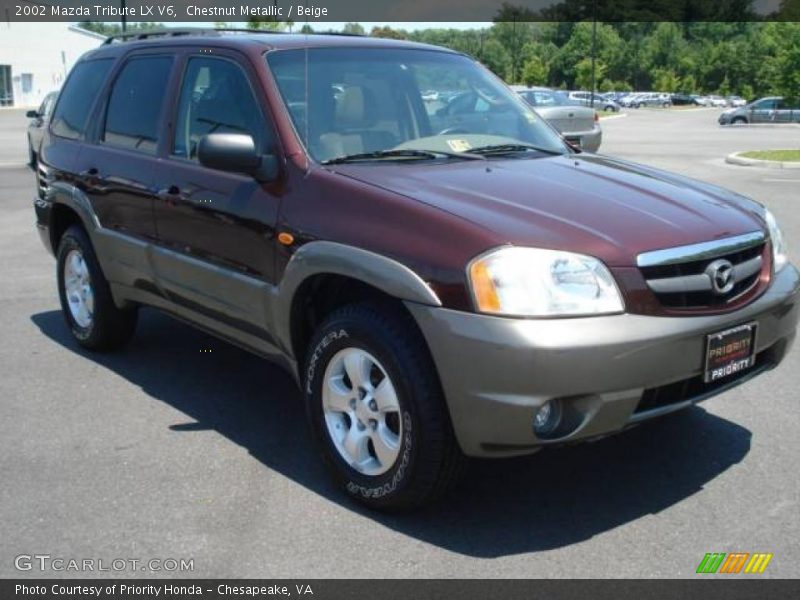 Chestnut Metallic / Beige 2002 Mazda Tribute LX V6
