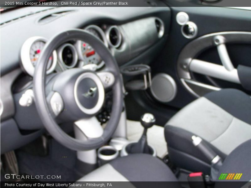 Chili Red / Space Grey/Panther Black 2005 Mini Cooper S Hardtop