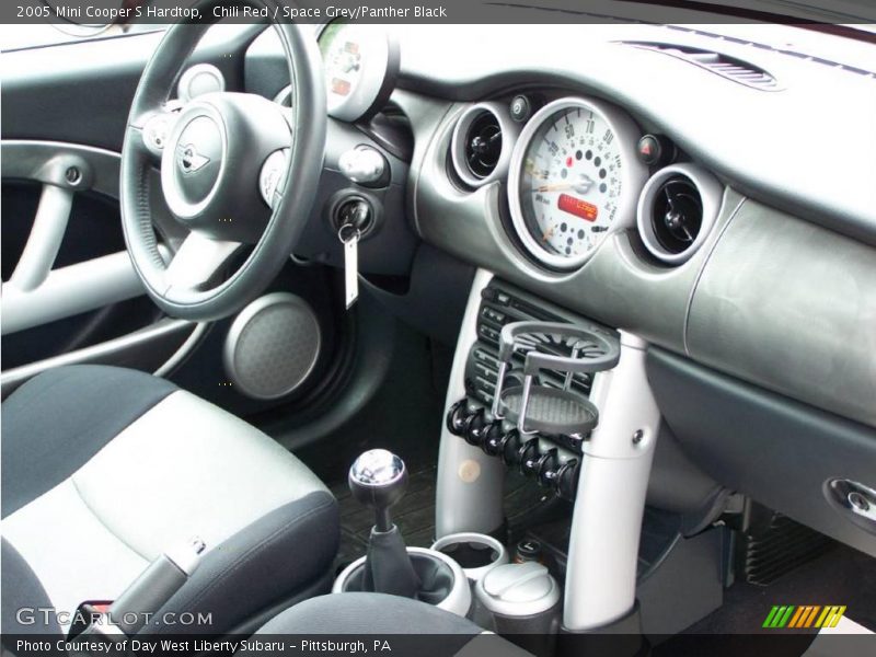 Chili Red / Space Grey/Panther Black 2005 Mini Cooper S Hardtop