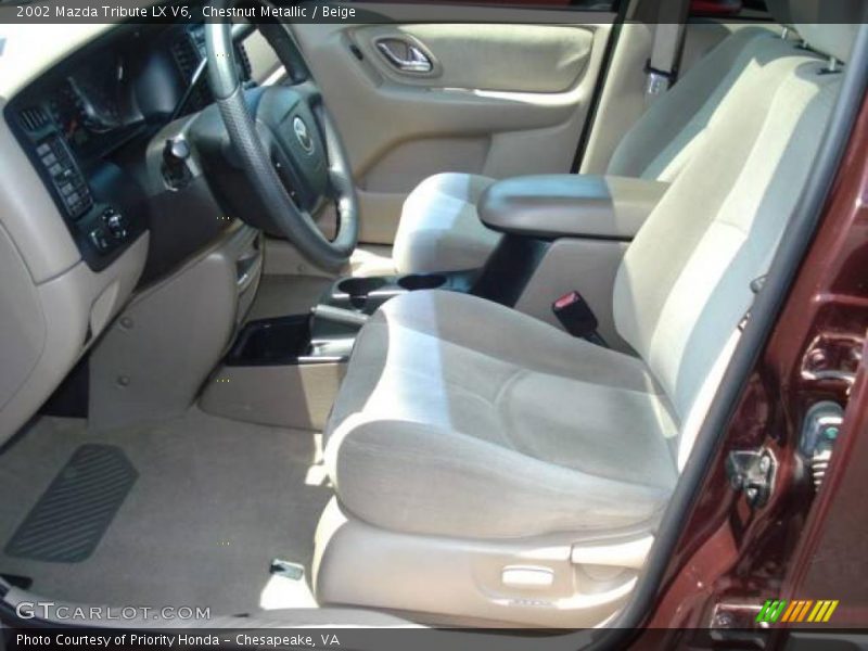 Chestnut Metallic / Beige 2002 Mazda Tribute LX V6