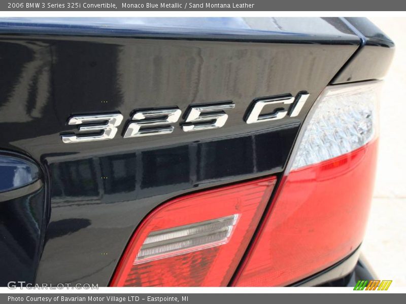 Monaco Blue Metallic / Sand Montana Leather 2006 BMW 3 Series 325i Convertible
