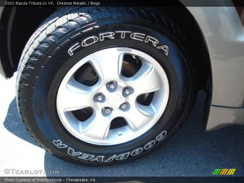 Chestnut Metallic / Beige 2002 Mazda Tribute LX V6