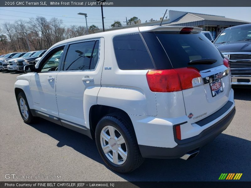 White Frost Tricoat / Light Titanium 2016 GMC Terrain SLE