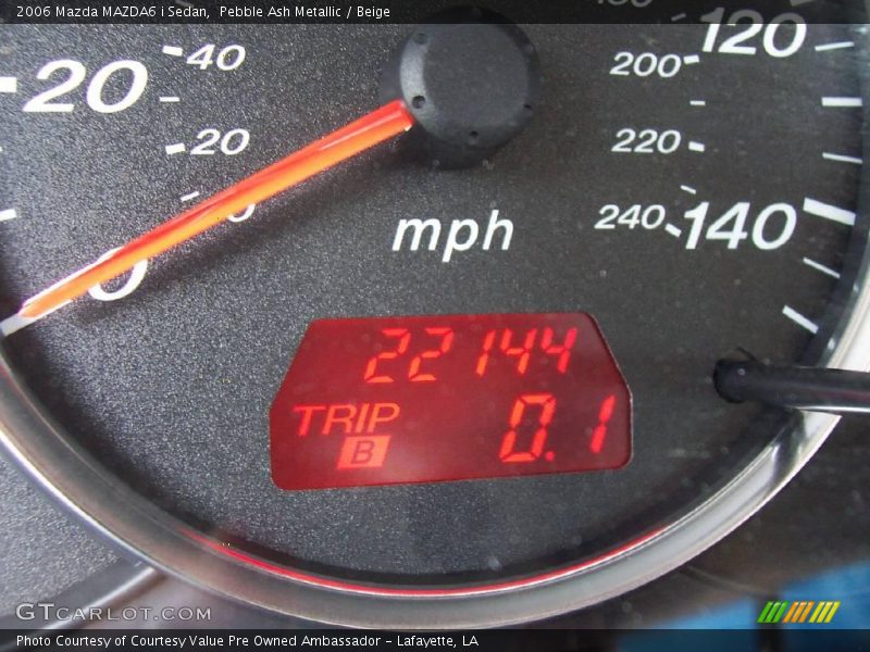 Pebble Ash Metallic / Beige 2006 Mazda MAZDA6 i Sedan