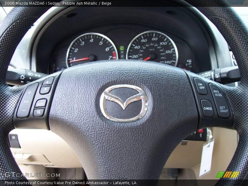 Pebble Ash Metallic / Beige 2006 Mazda MAZDA6 i Sedan