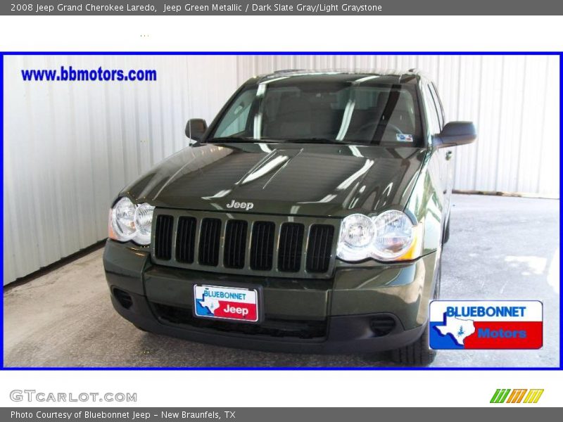 Jeep Green Metallic / Dark Slate Gray/Light Graystone 2008 Jeep Grand Cherokee Laredo